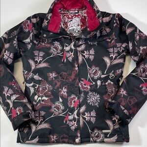 Liquid Activewear Women’s Small Petite 05K Floral Insulated Ski Snow Jacket